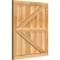 Ekena Millwork Framed Board-n-Batten Shutters w/Z-Bar, Rough Sawn Western Red Cedar, 26 7/8W x 30H, PR RBF06Z26X030RWR - alternate 4